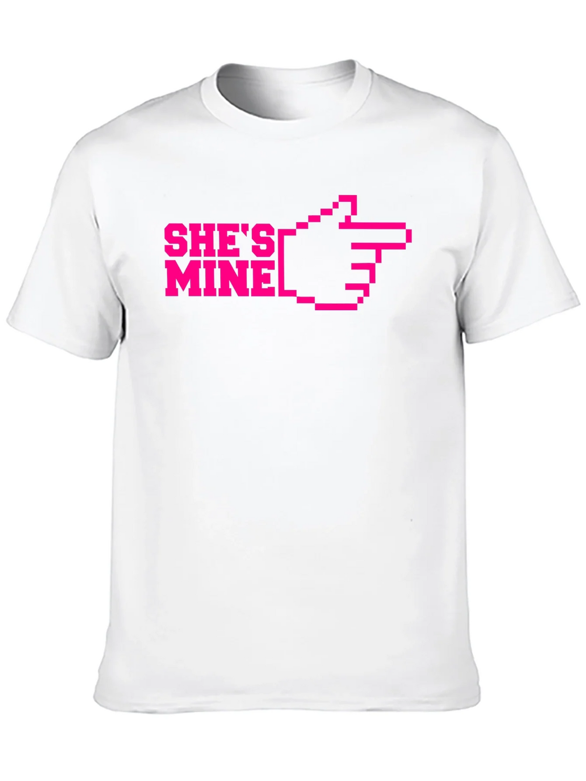 Shes Mine Pixel Art Graphic T-Shirt product image 9