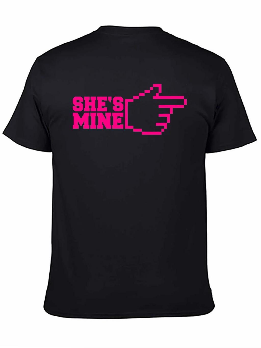 Shes Mine Pixel Art Graphic T-Shirt product image 4