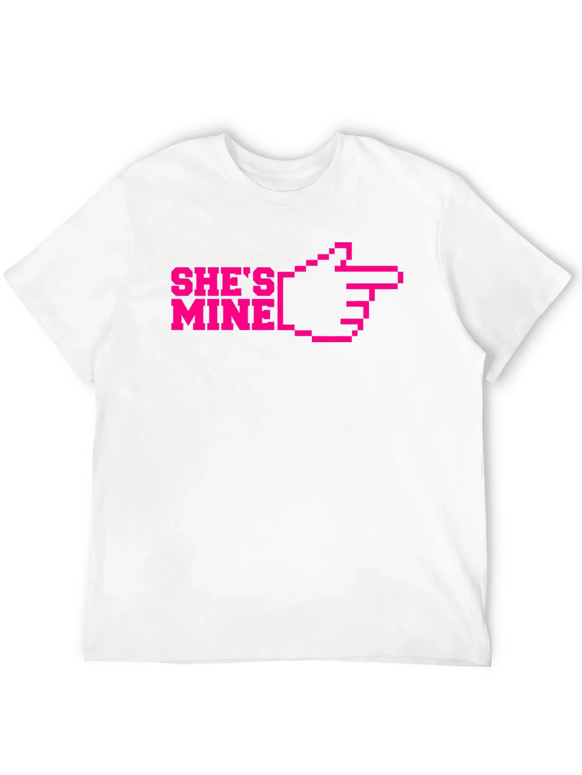 Shes Mine Pixel Art Graphic T-Shirt product image 11