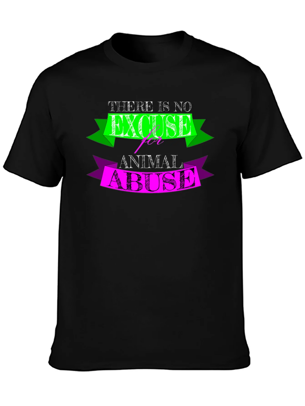 No Excuse for Animal Abuse Graphic Tee product image 3