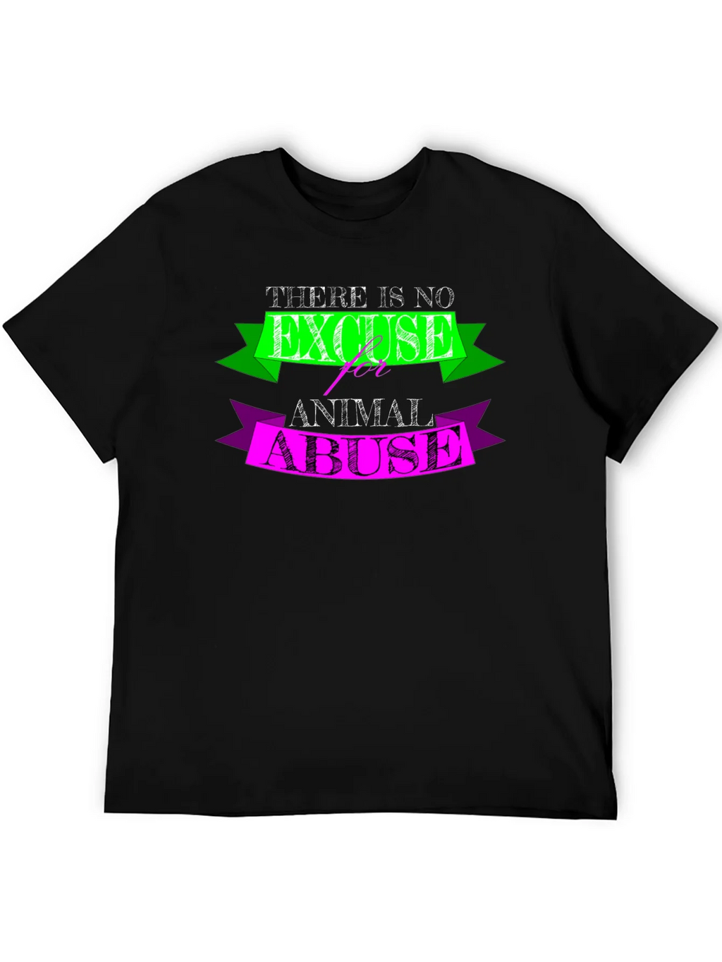 No Excuse for Animal Abuse Graphic Tee product image 5