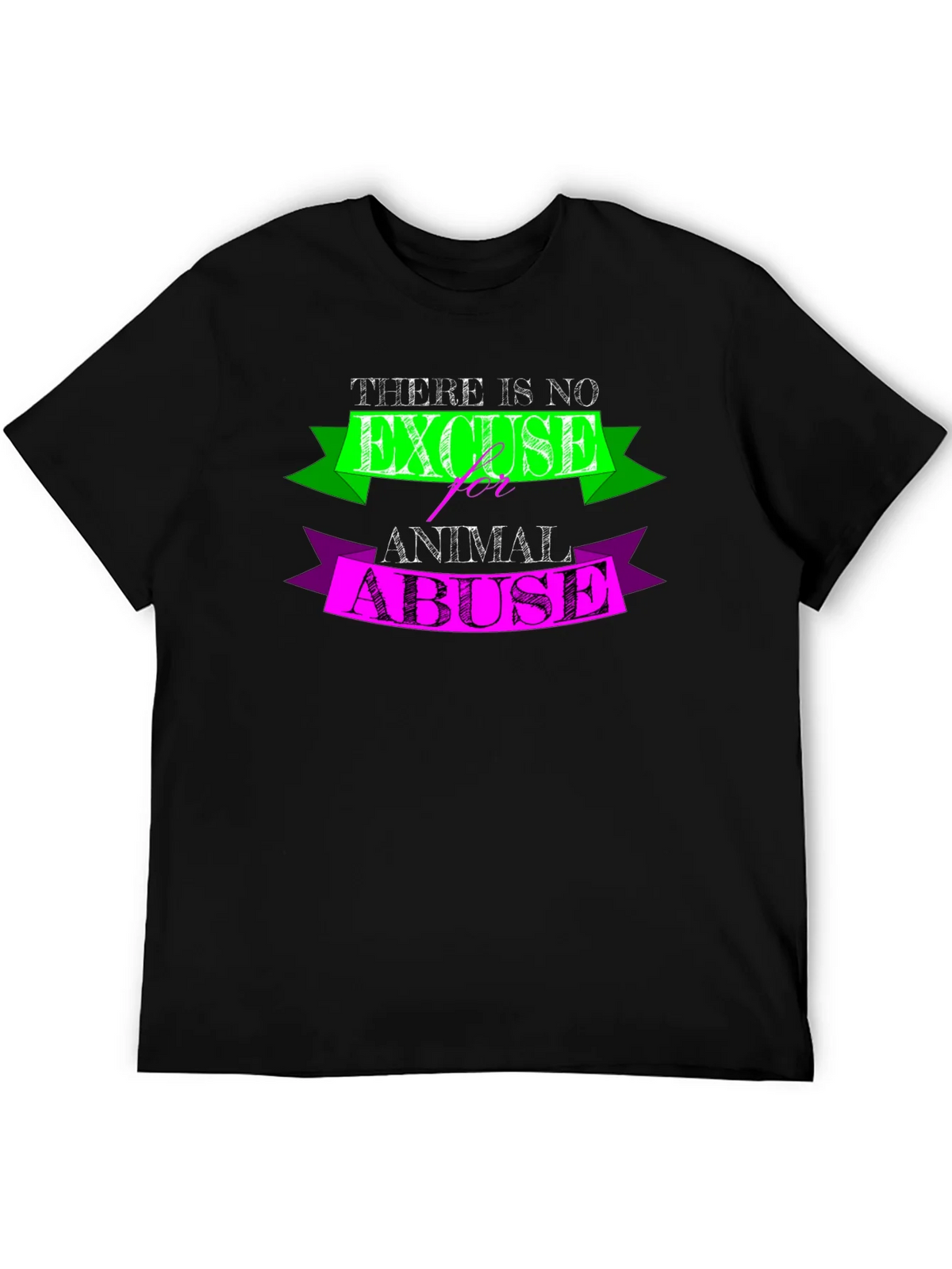 No Excuse for Animal Abuse Graphic Tee product image 5