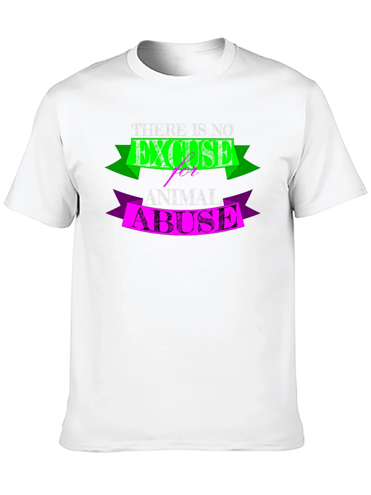 No Excuse for Animal Abuse Graphic Tee product image 9