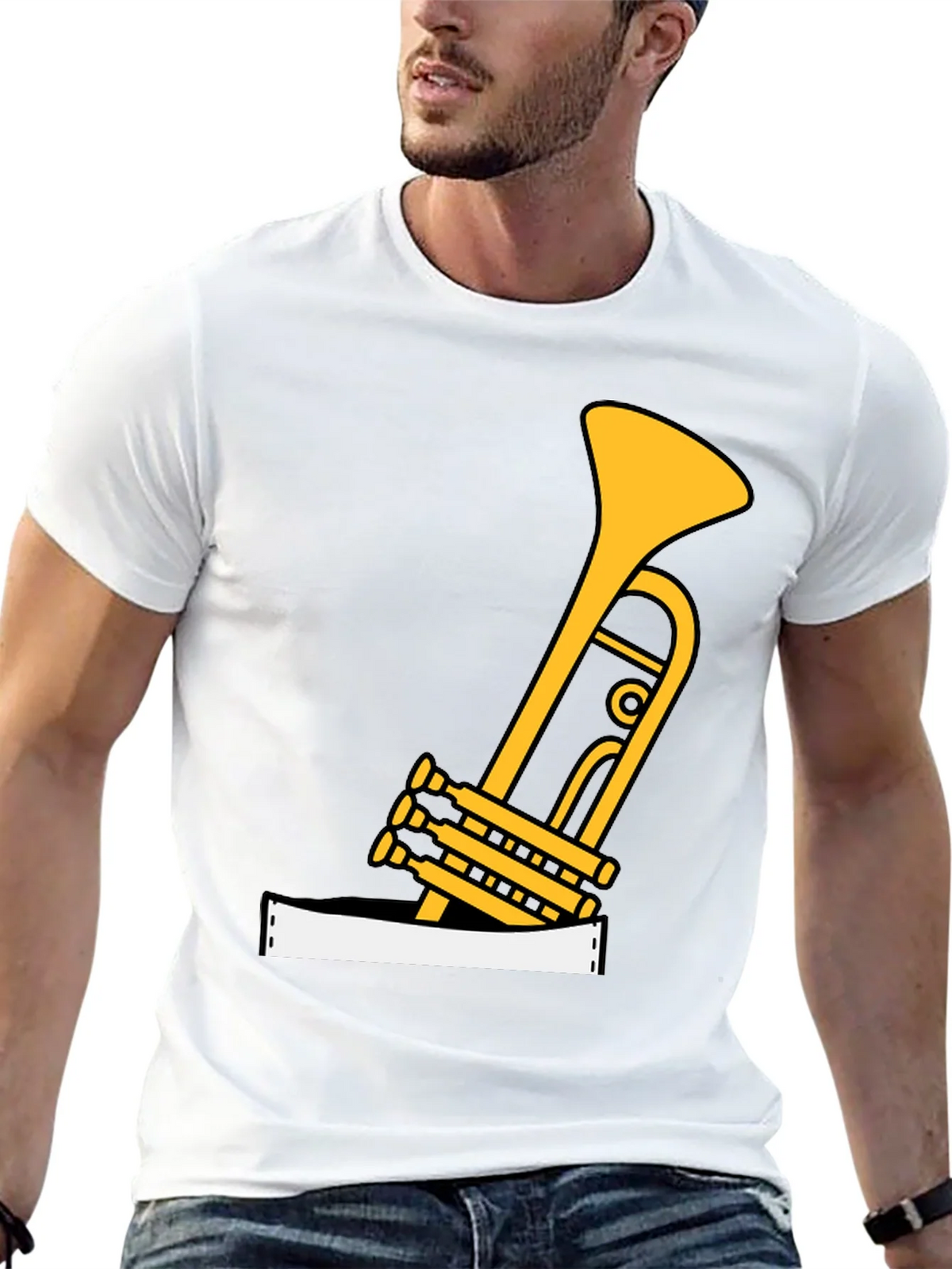 Musical Trumpet Graphic Tee product image 12