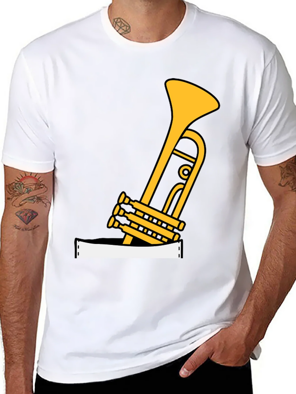 Musical Trumpet Graphic Tee product image 7