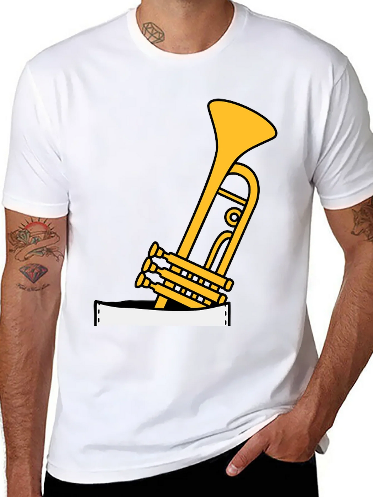 Musical Trumpet Graphic Tee product image 7