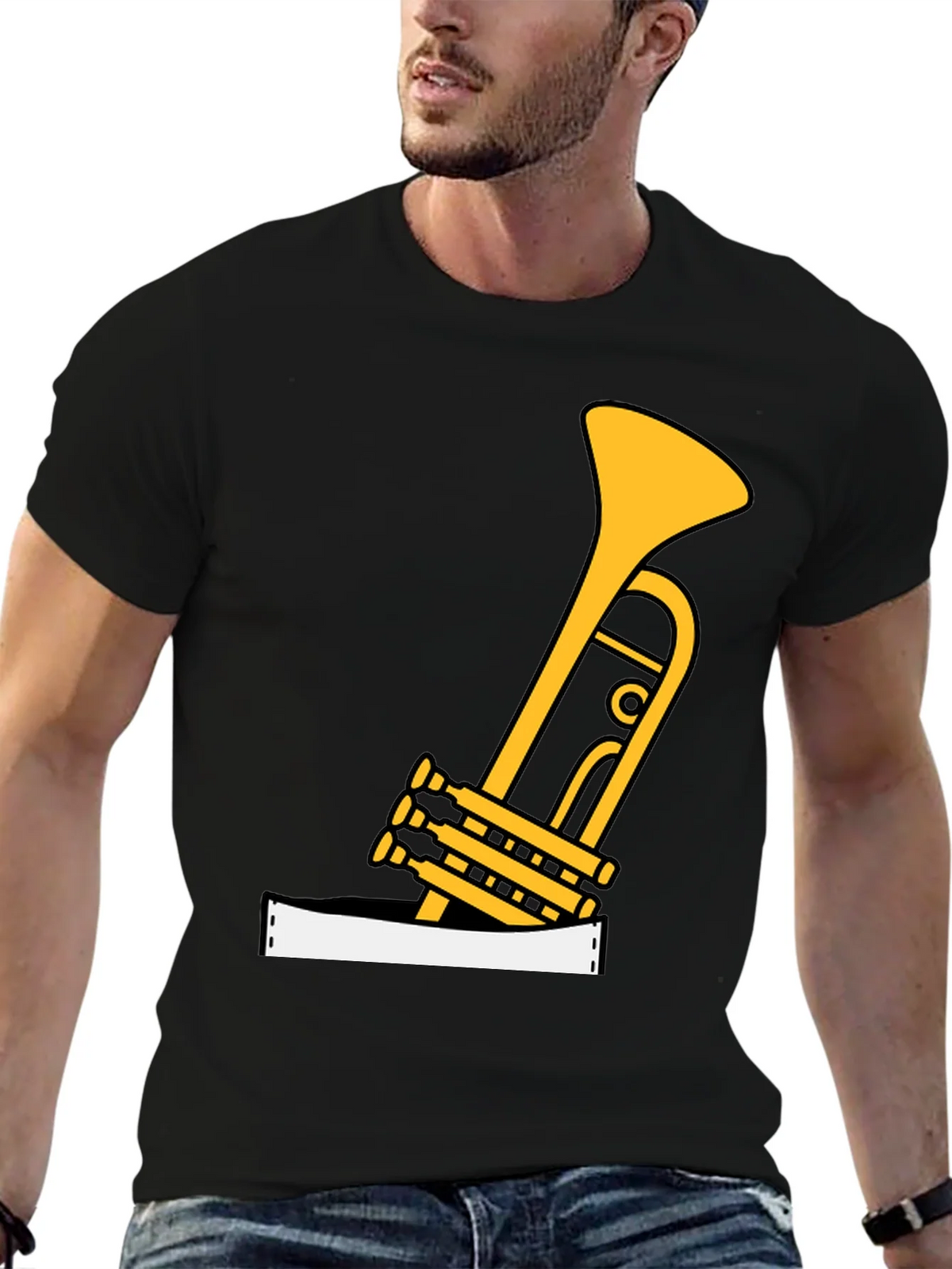 Musical Trumpet Graphic Tee product image 6
