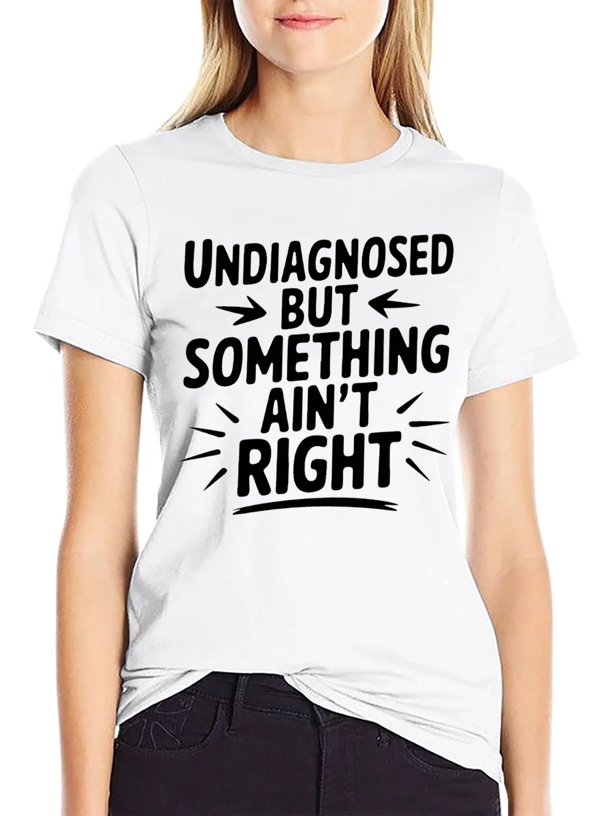 Undiagnosed Something Aint Right Graphic Tee product image 8