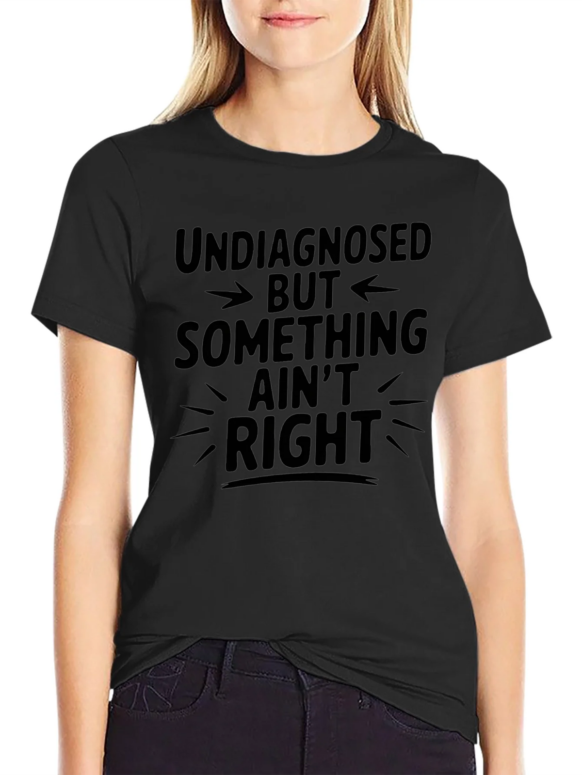 Undiagnosed Something Aint Right Graphic Tee product image 2