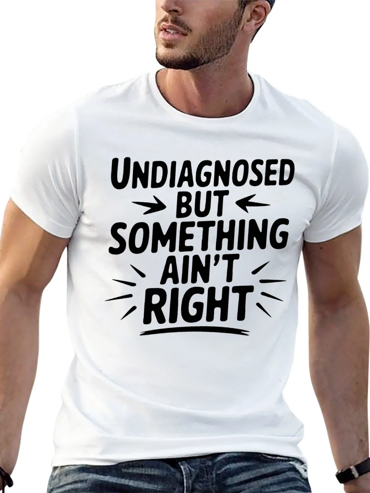 Undiagnosed Something Aint Right Graphic Tee product image 12