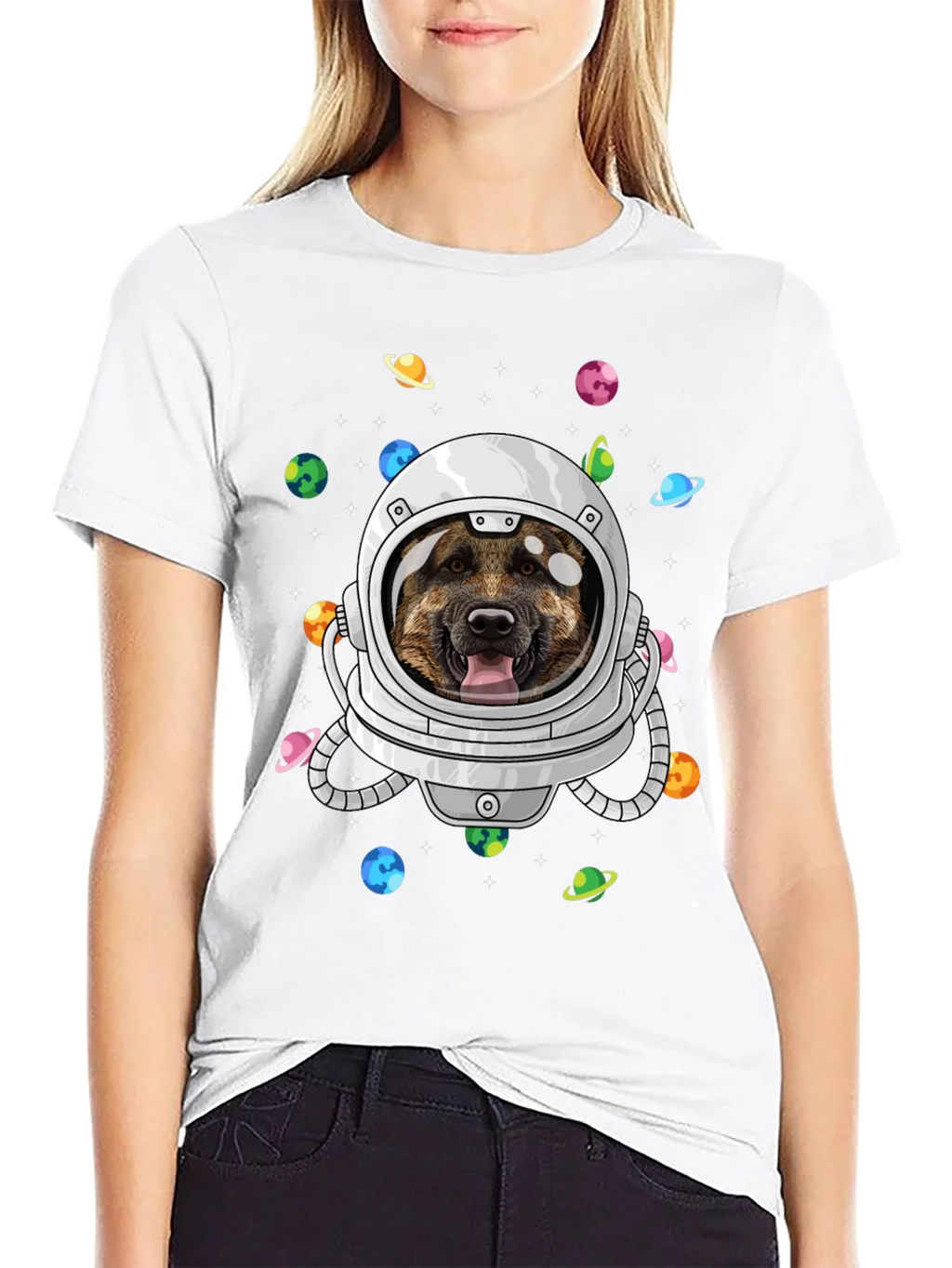 Astronaut Dog T-Shirt - Space Lover Tee product image 8