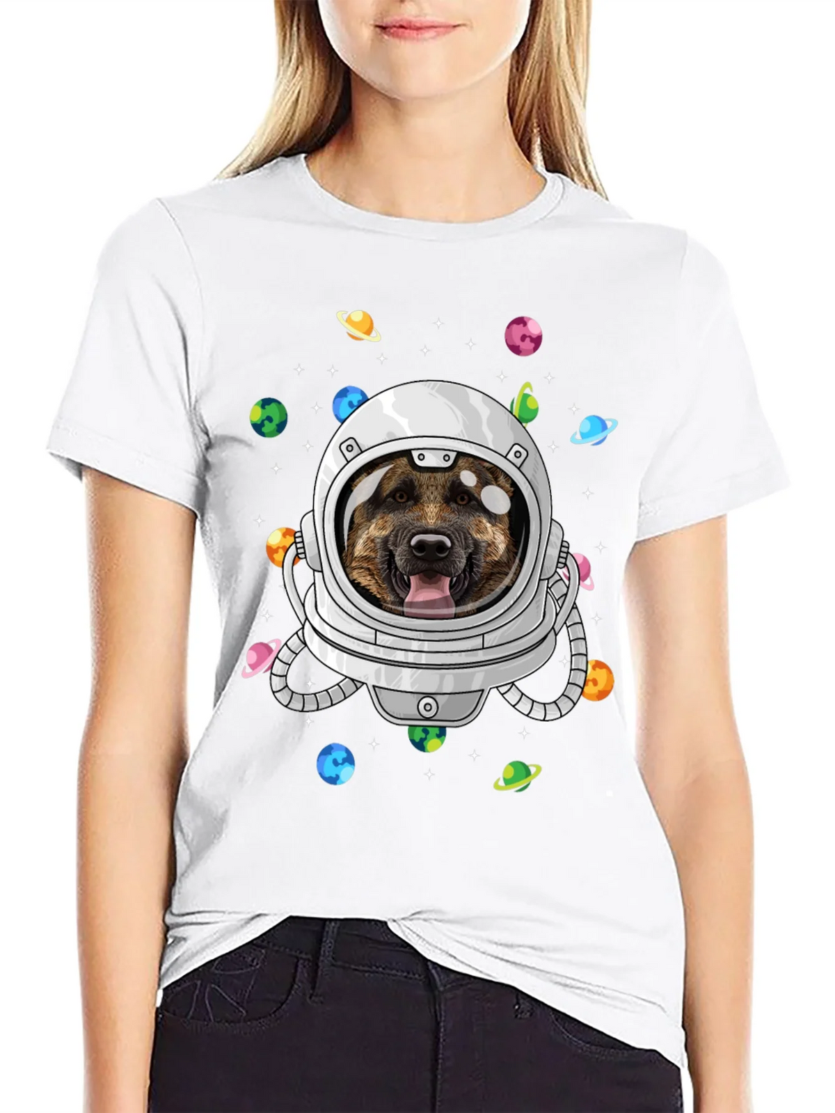 Astronaut Dog T-Shirt - Space Lover Tee product image 8