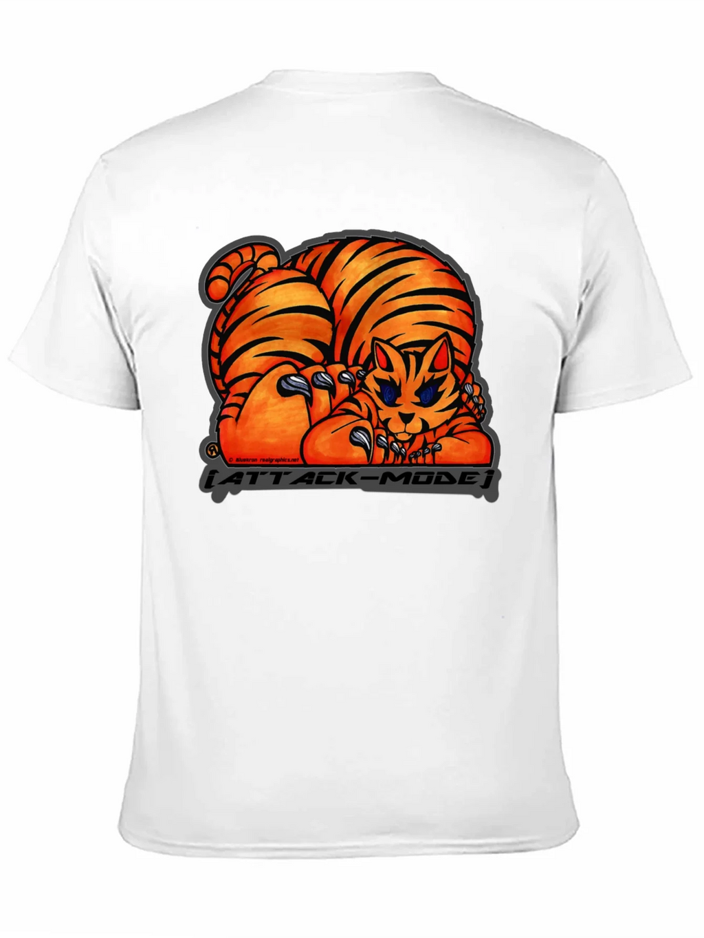 Attack Mode Tiger Graphic T-Shirt Cotton Blend Casual Wear product image 10