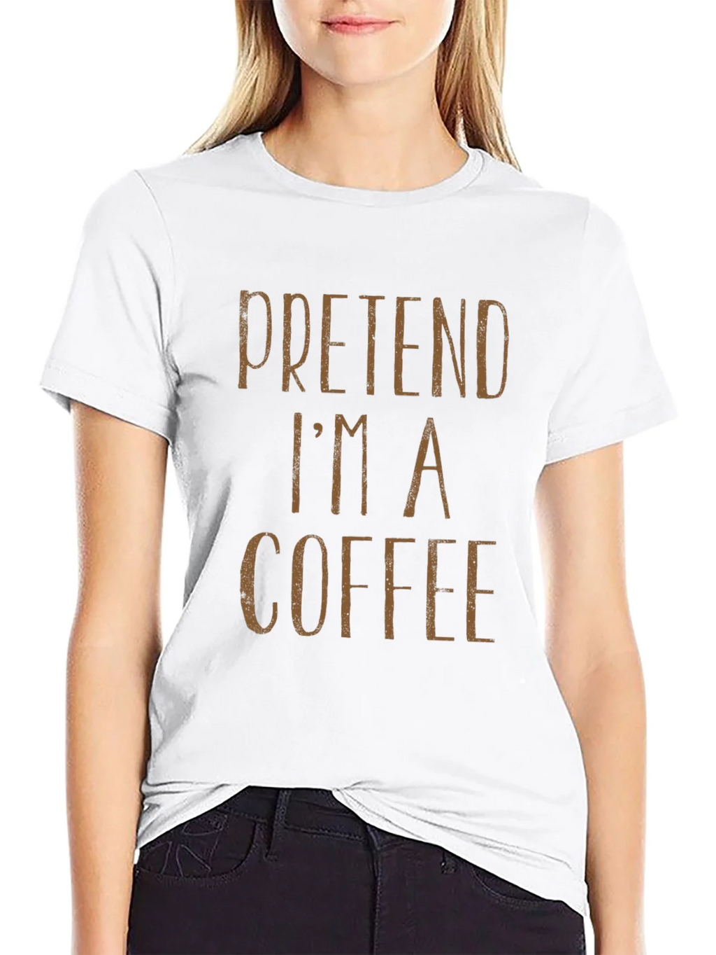 Pretend Im a Coffee T-Shirt - Funny Costume Party Tee product image 8