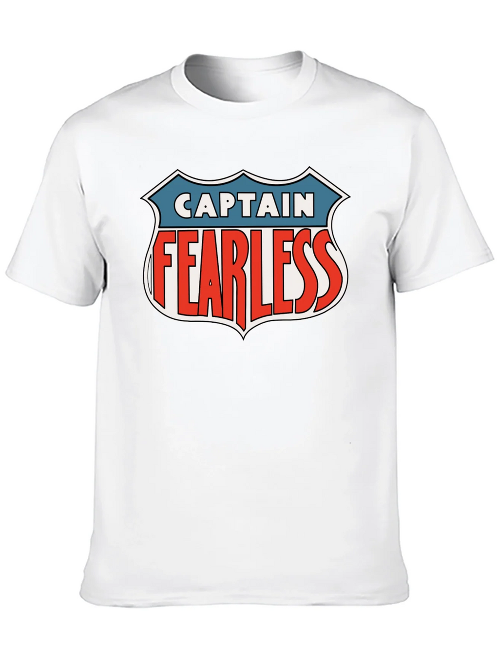 Captain Fearless Graphic Tee - Black Casual T-Shirt product image 9