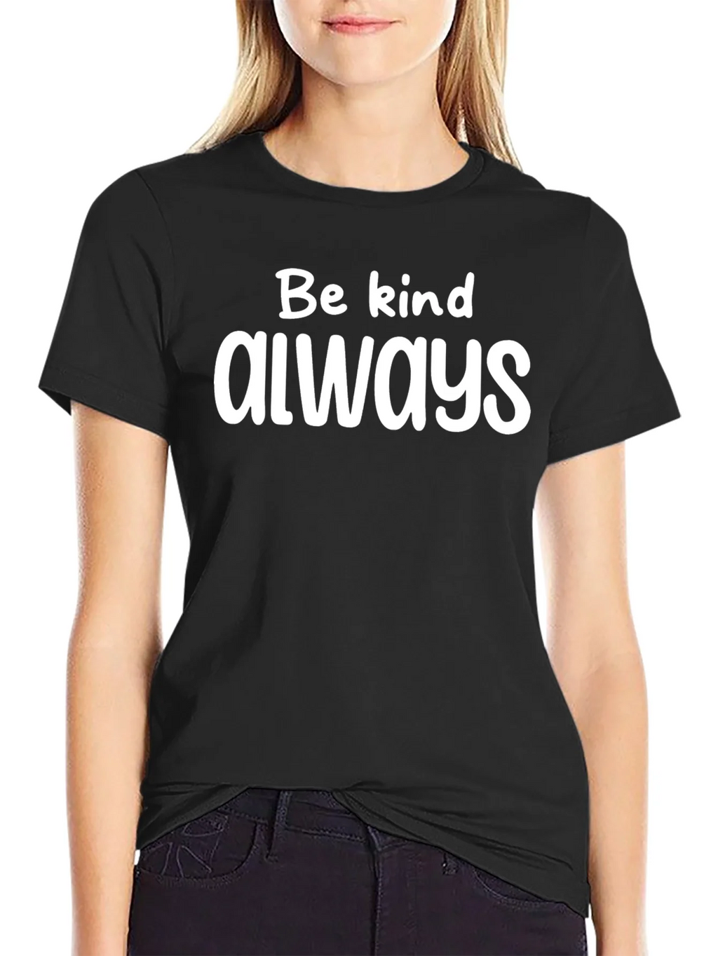 Be Kind Always Black Graphic Tee product image 2