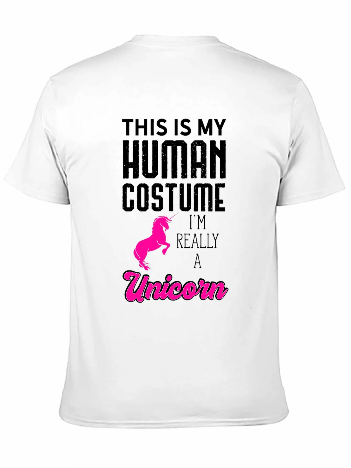 Human Costume Unicorn T-Shirt - Funny Graphic Tee product image 10