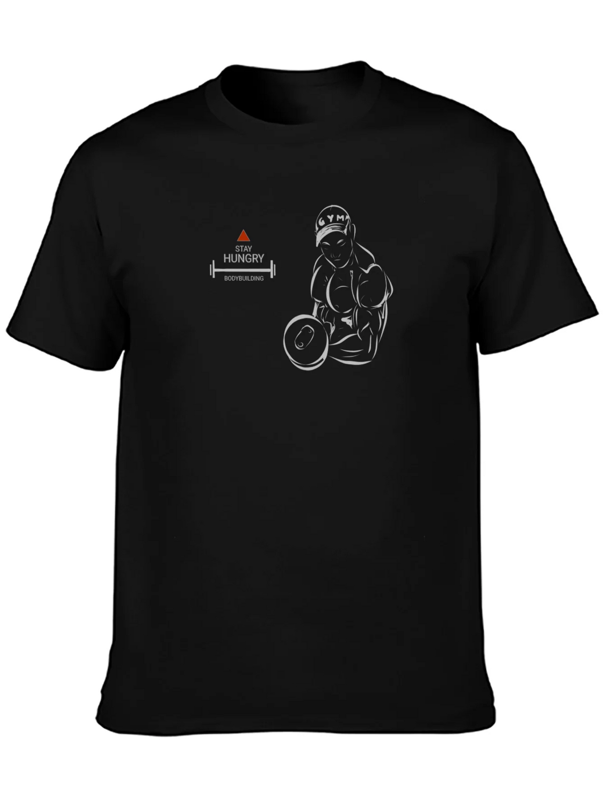 Stay Hungry Bodybuilding Gym T-Shirt product image 2