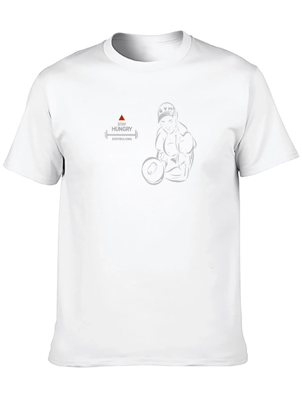 Stay Hungry Bodybuilding Gym T-Shirt product image 4