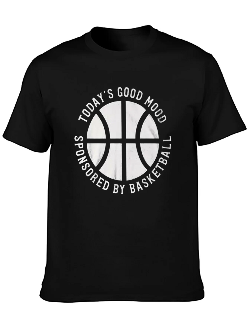 Todays Good Mood Basketball Graphic Tee product image 3