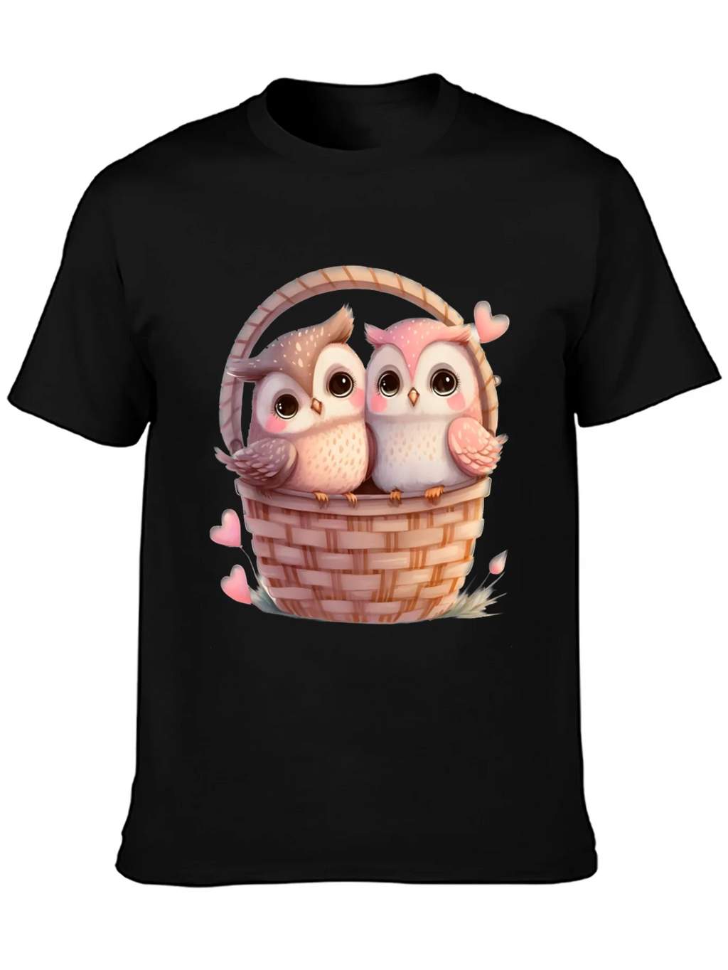 Owl Love Basket Graphic Tee product image 3