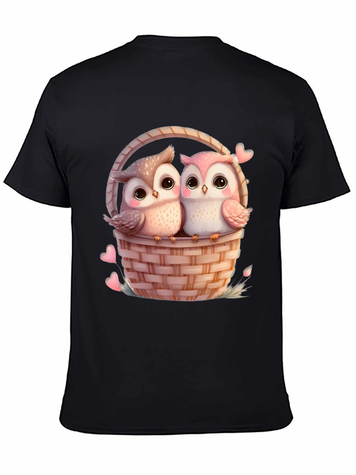 Owl Love Basket Graphic Tee product image 4