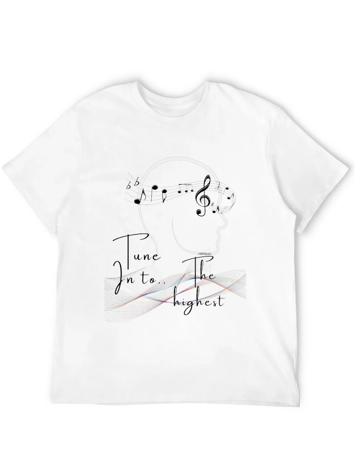 Musical Mind Black Graphic T-Shirt product image 10