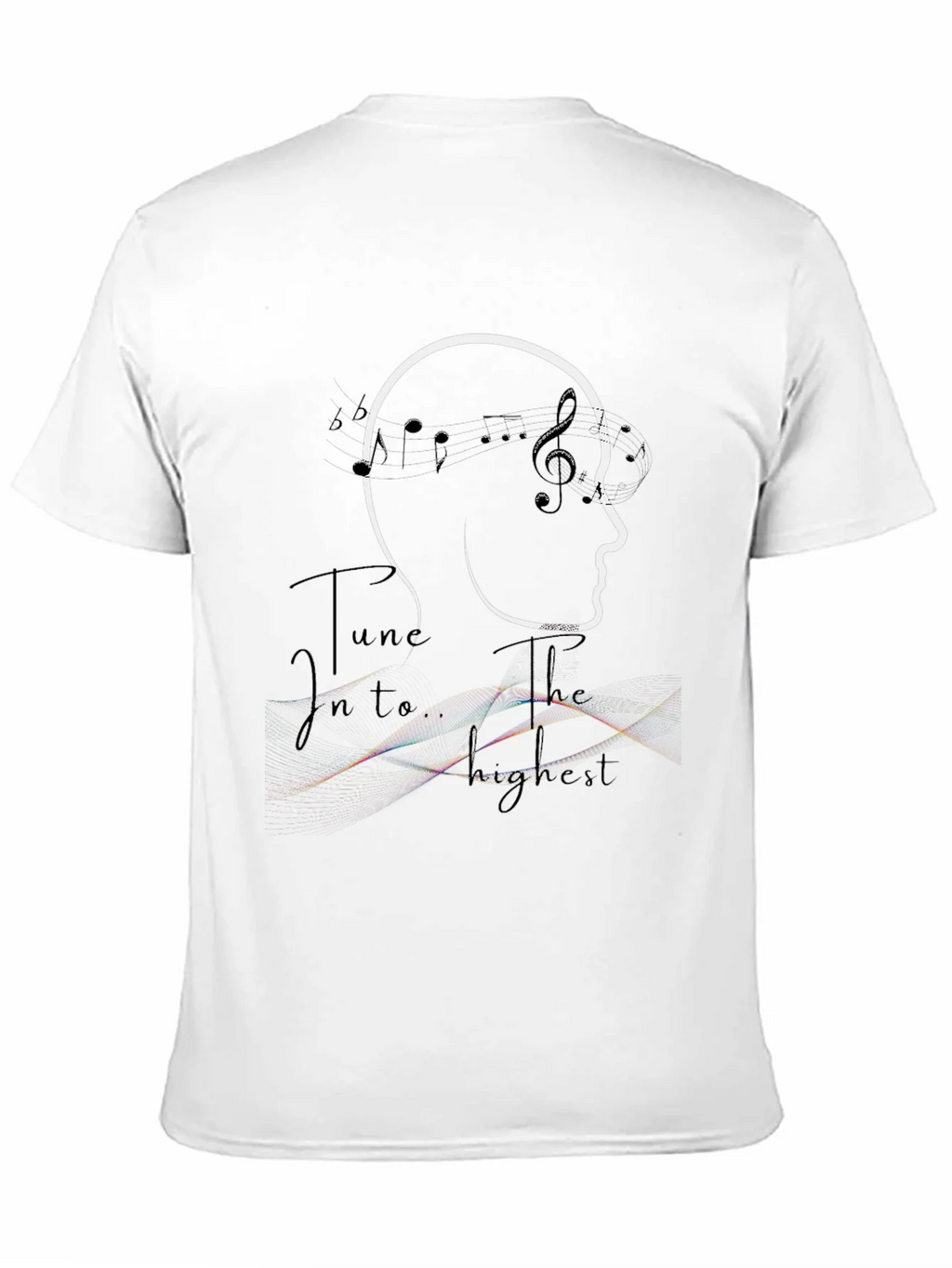 Musical Mind Black Graphic T-Shirt product image 9