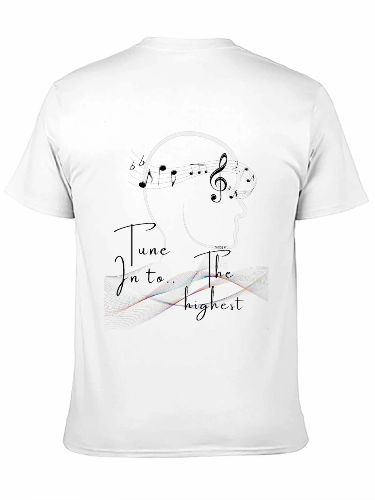 Musical Mind Black Graphic T-Shirt product image 9
