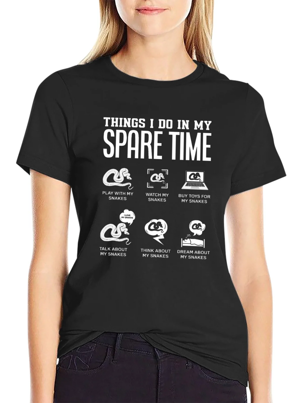 Spare Time Snake Lover T-Shirt product image 2