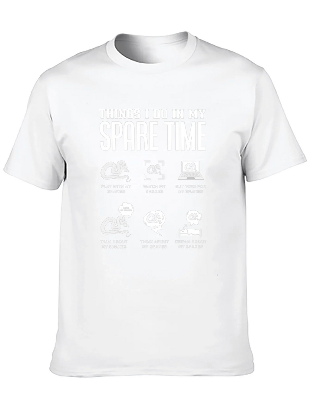 Spare Time Snake Lover T-Shirt product image 9