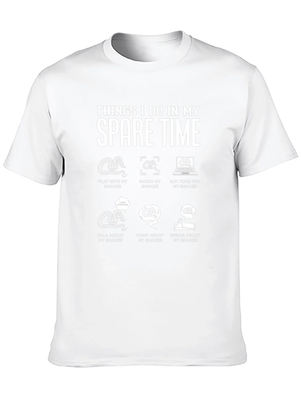 Spare Time Snake Lover T-Shirt product image 9
