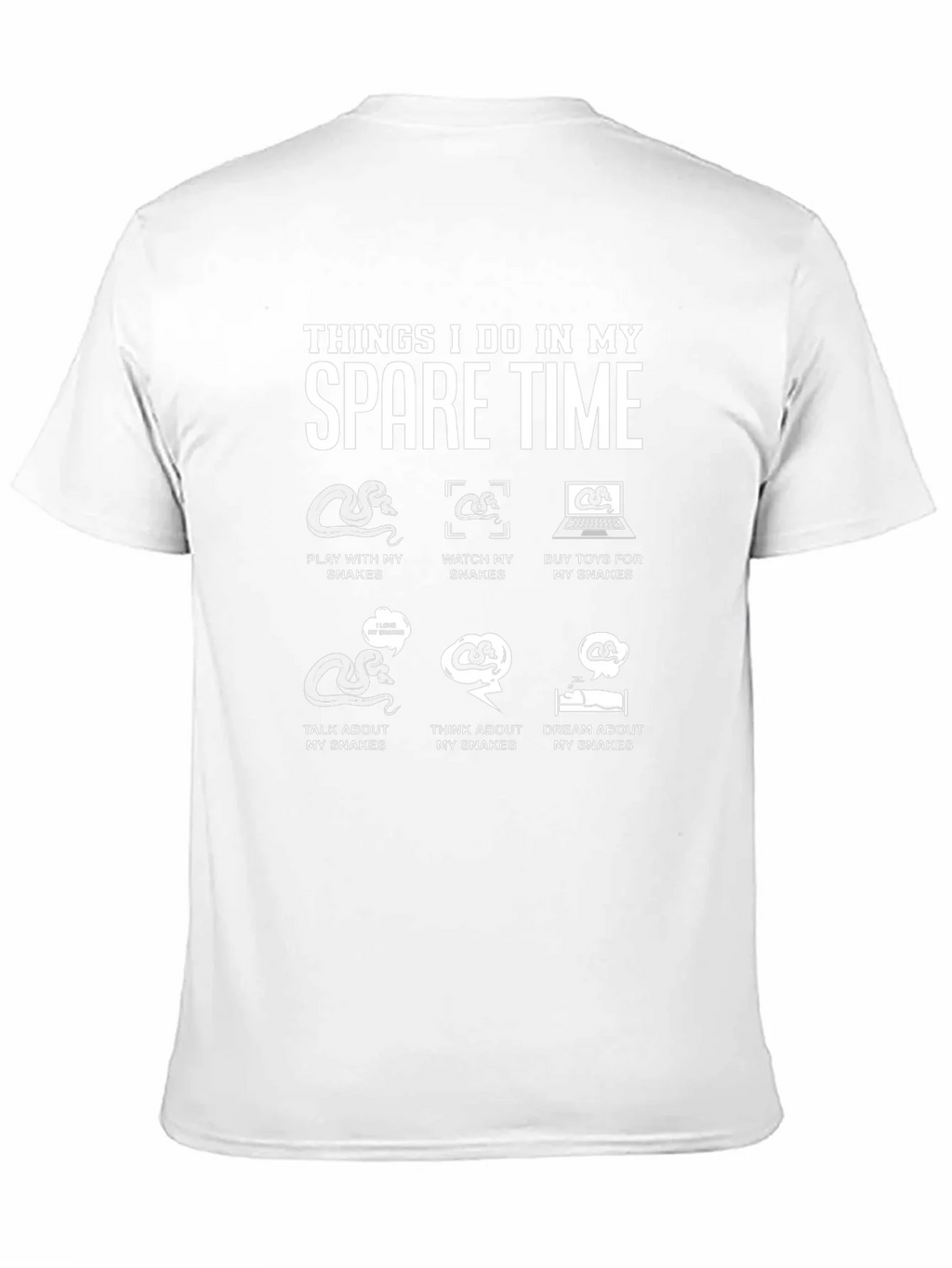 Spare Time Snake Lover T-Shirt product image 10