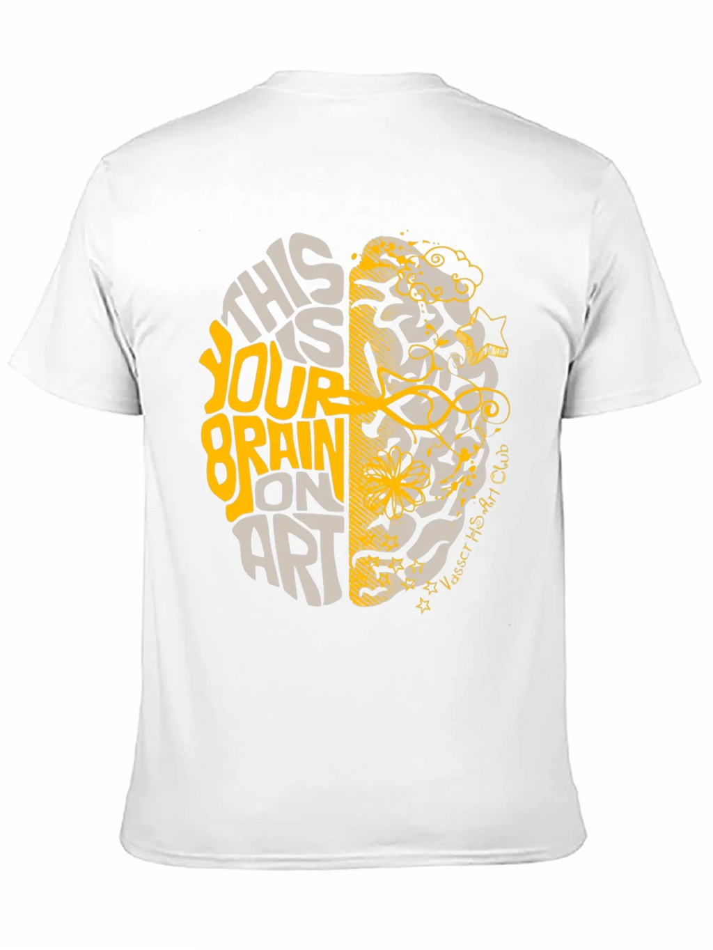 Brain on Art Graphic Tee - Stylish Creativity T-Shirt product image 10
