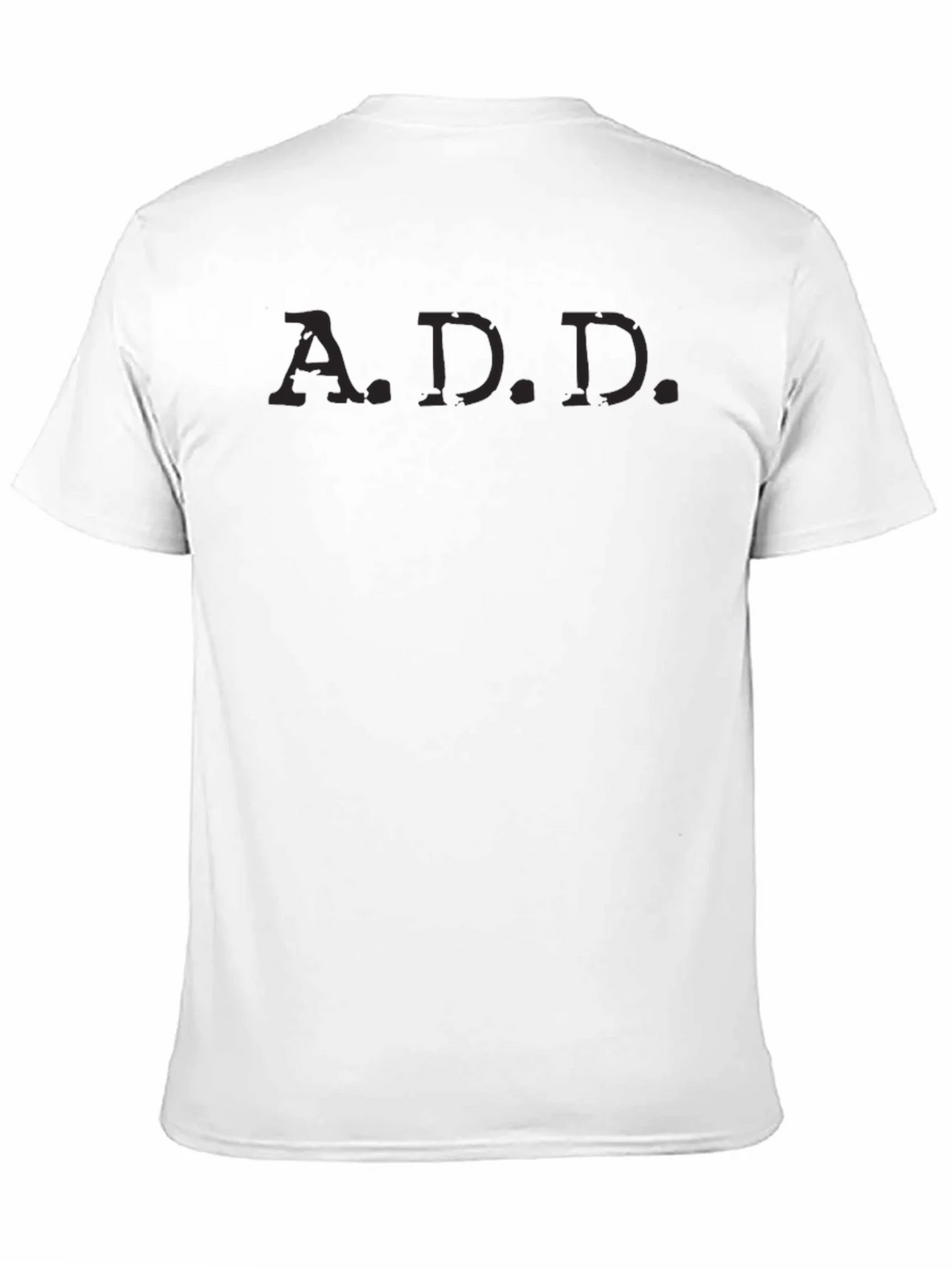 Mens Black A.D.D. T-Shirt product image 10