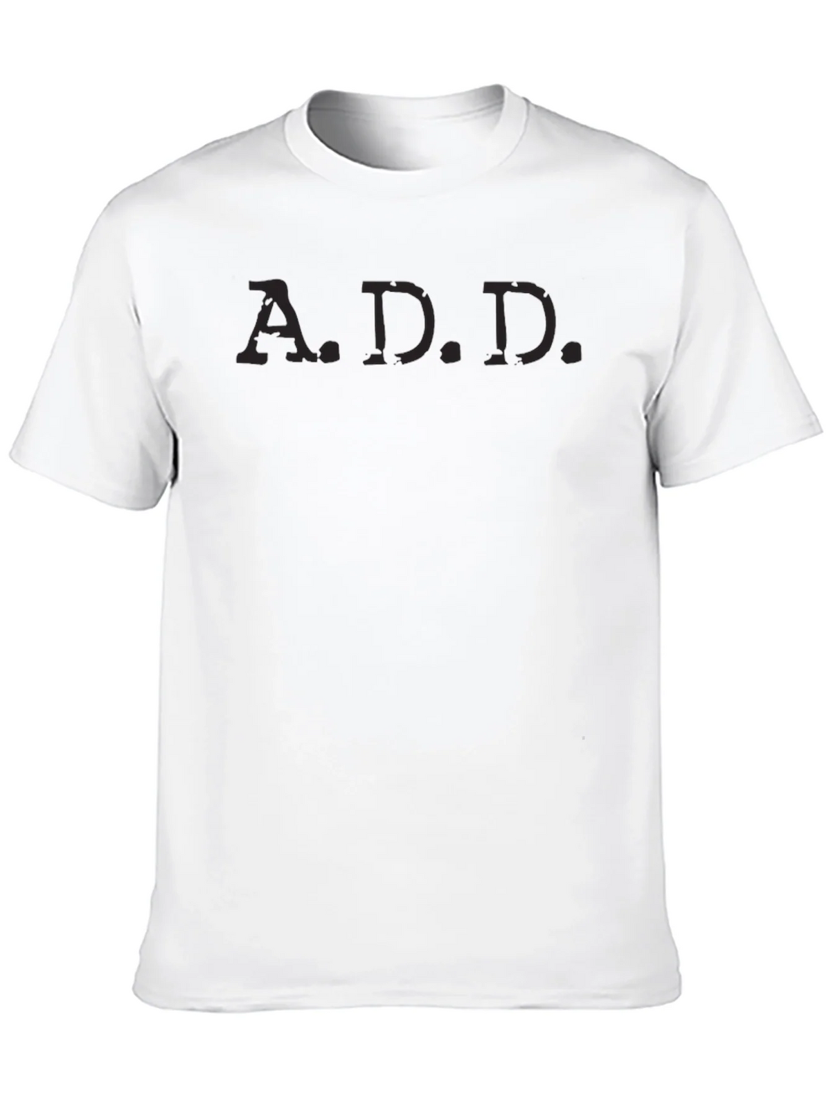 Mens Black A.D.D. T-Shirt product image 9
