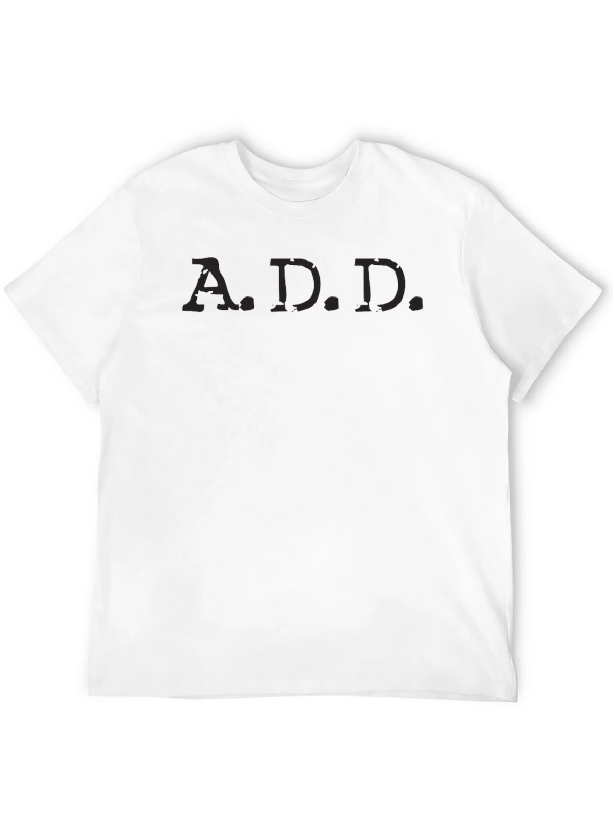 Mens Black A.D.D. T-Shirt product image 11