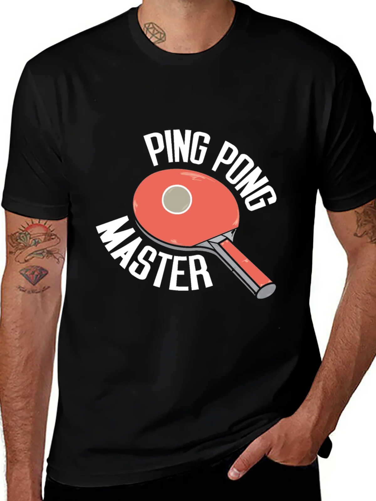 Ping Pong Master T-Shirt - Table Tennis Graphic Tee product image 1