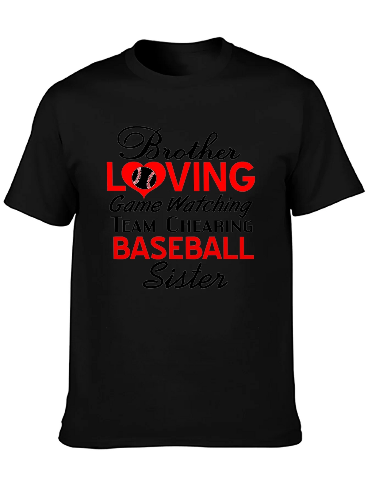 Brother Sister Baseball T-Shirt: Loving Game Day Tee product image 3