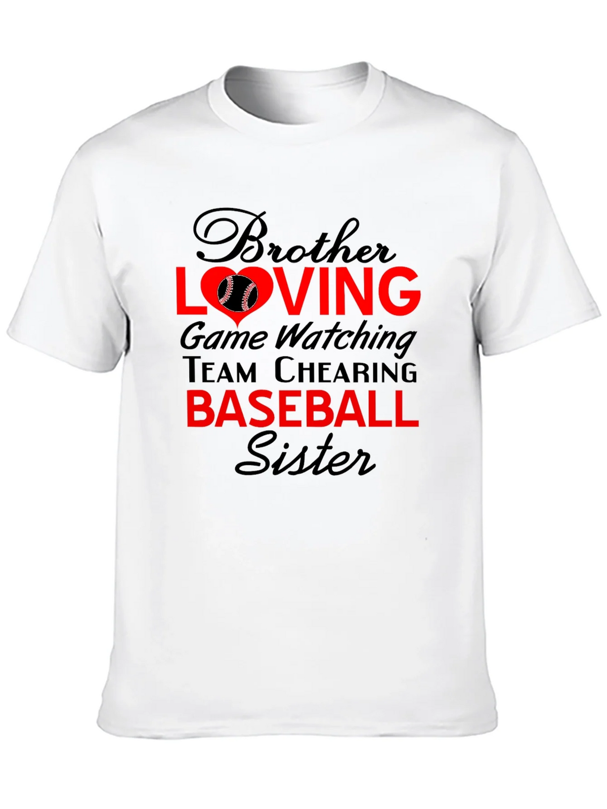 Brother Sister Baseball T-Shirt: Loving Game Day Tee product image 9