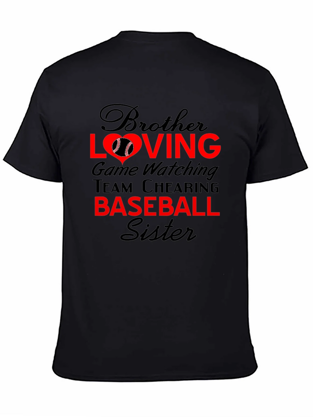 Brother Sister Baseball T-Shirt: Loving Game Day Tee product image 4