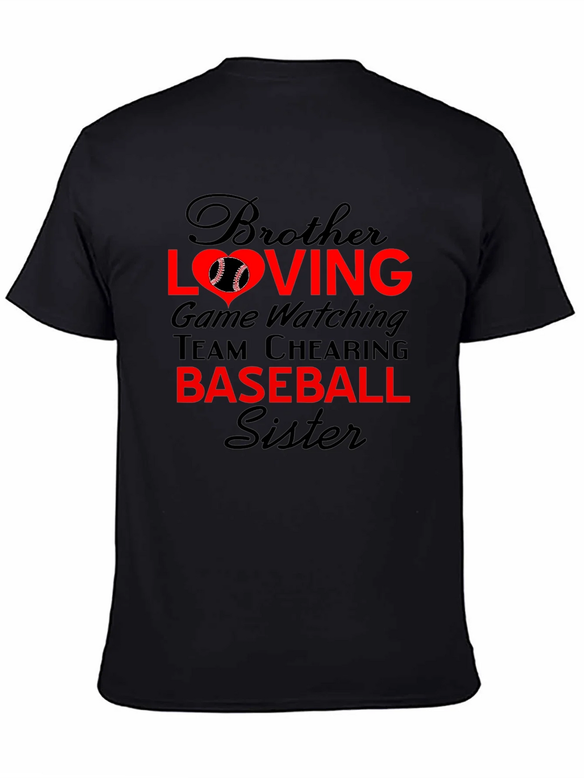 Brother Sister Baseball T-Shirt: Loving Game Day Tee product image 4