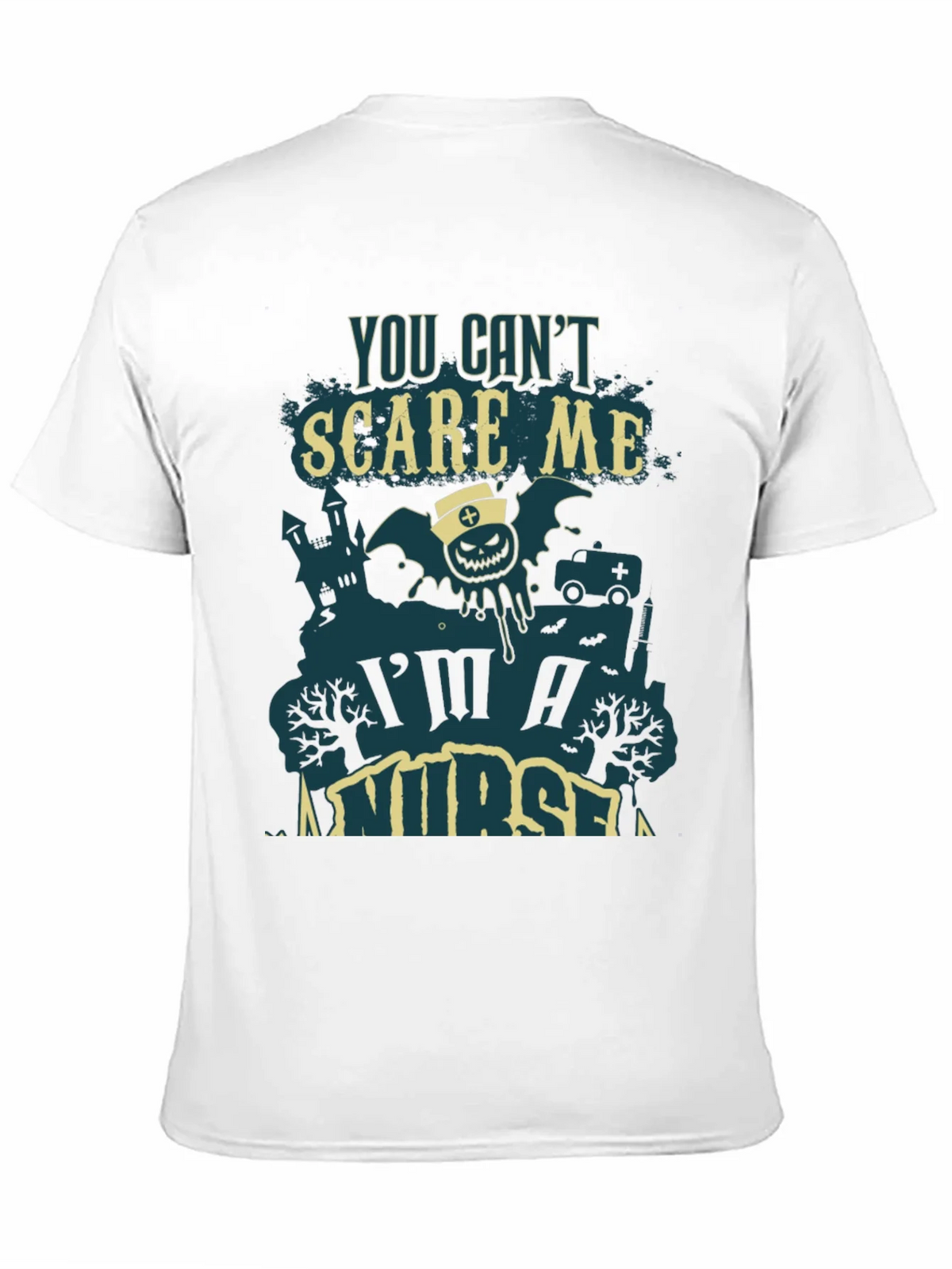 You Cant Scare Me Im A Nurse Halloween Tee product image 10