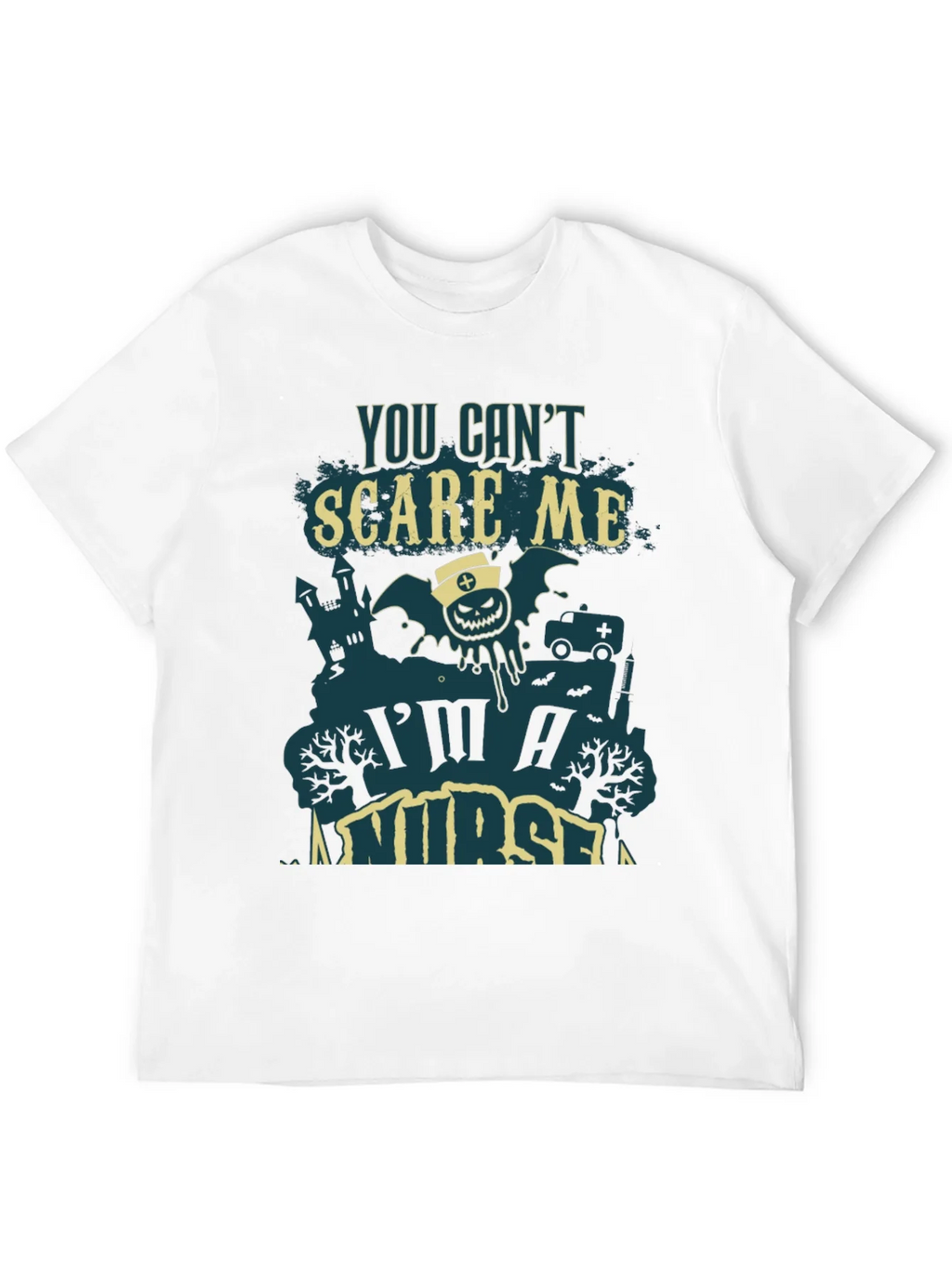 You Cant Scare Me Im A Nurse Halloween Tee product image 11