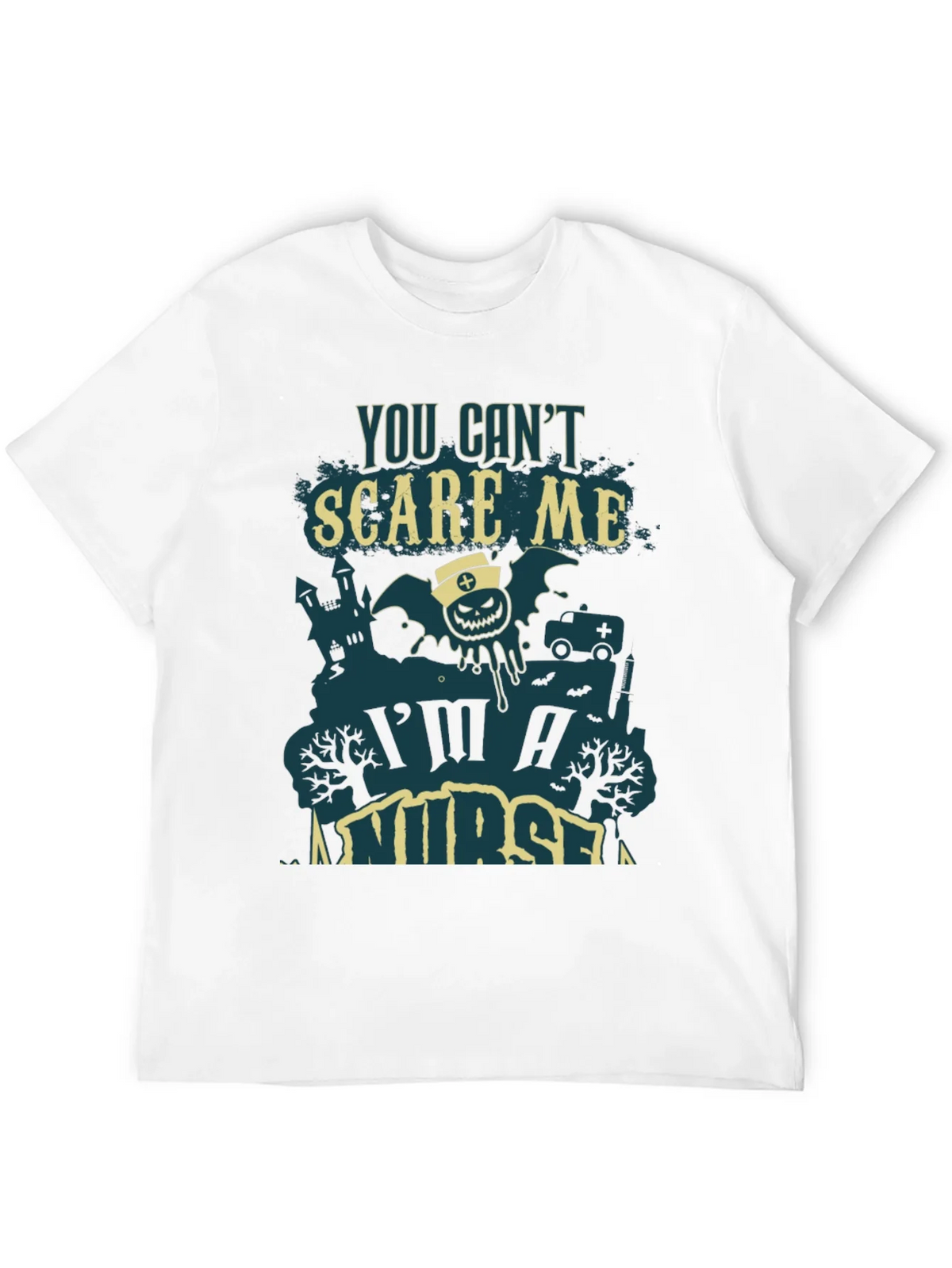 You Cant Scare Me Im A Nurse Halloween Tee product image 11