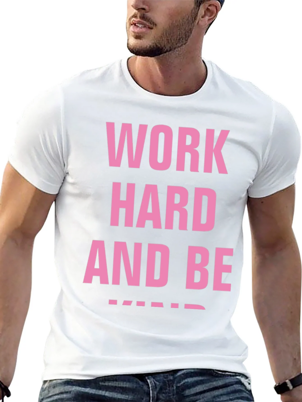 Work Hard And Be Kind Black T-Shirt product image 12
