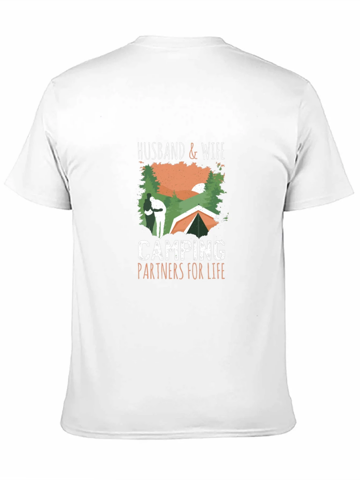 Husband & Wife Camping Partners T-Shirt product image 10