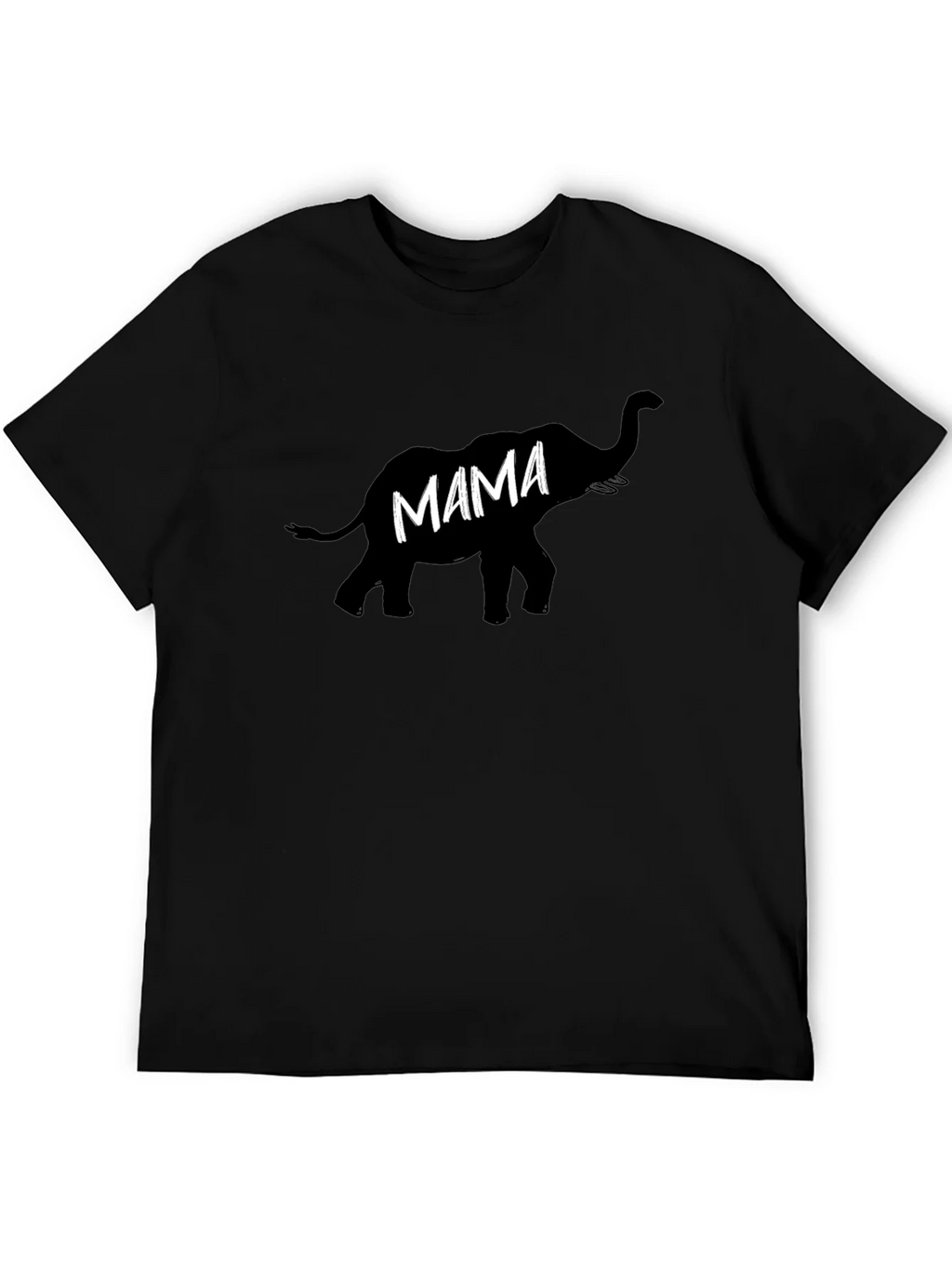 Mama Elephant Black T-Shirt - Comfortable & Stylish product image 5