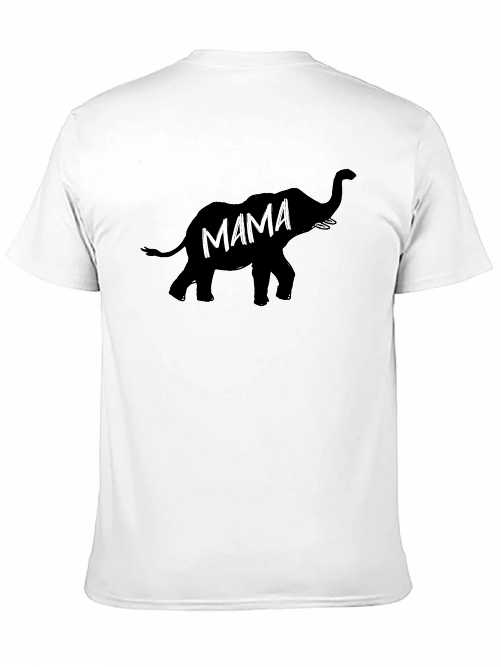 Mama Elephant Black T-Shirt - Comfortable & Stylish product image 10