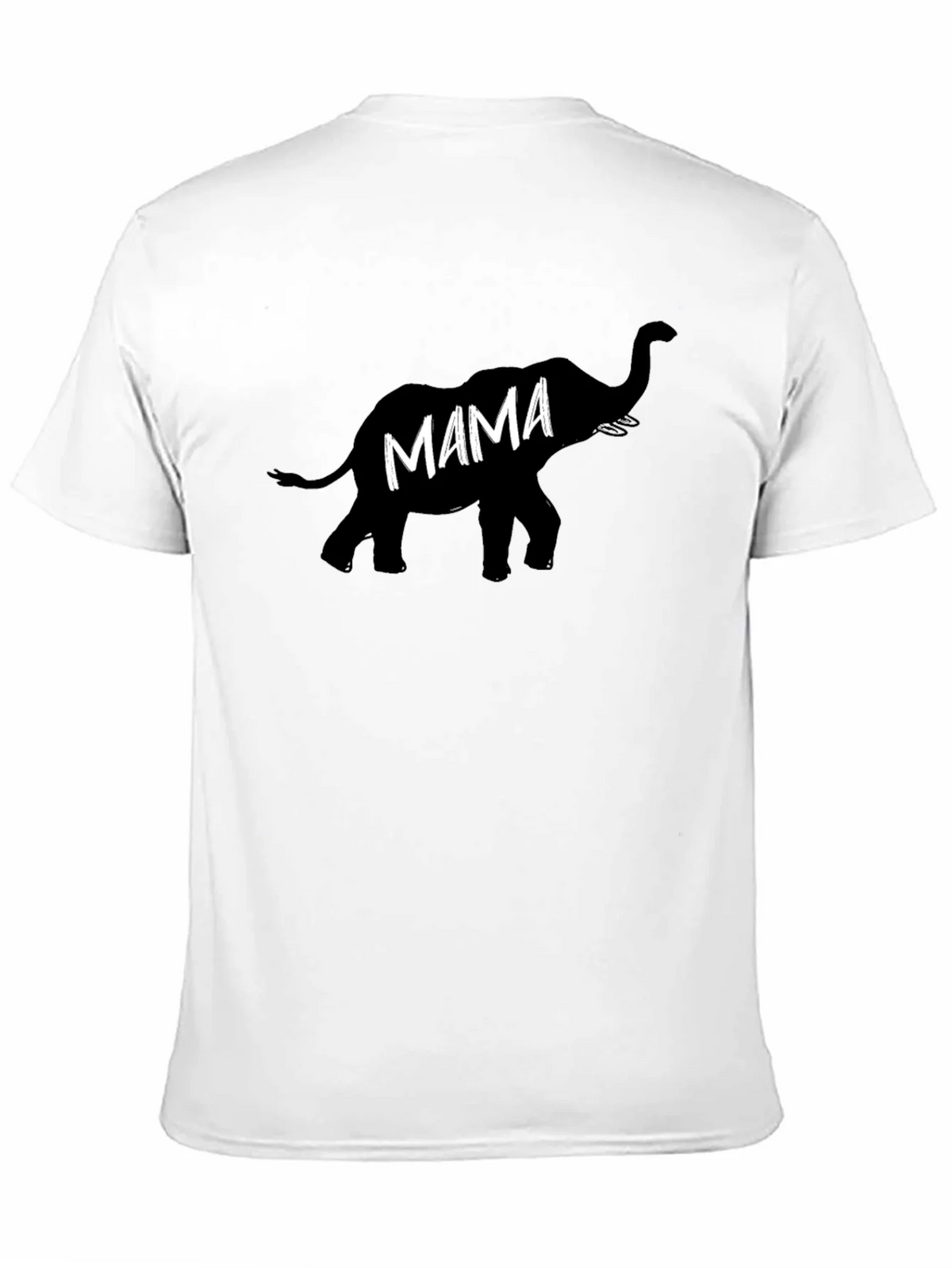 Mama Elephant Black T-Shirt - Comfortable & Stylish product image 10